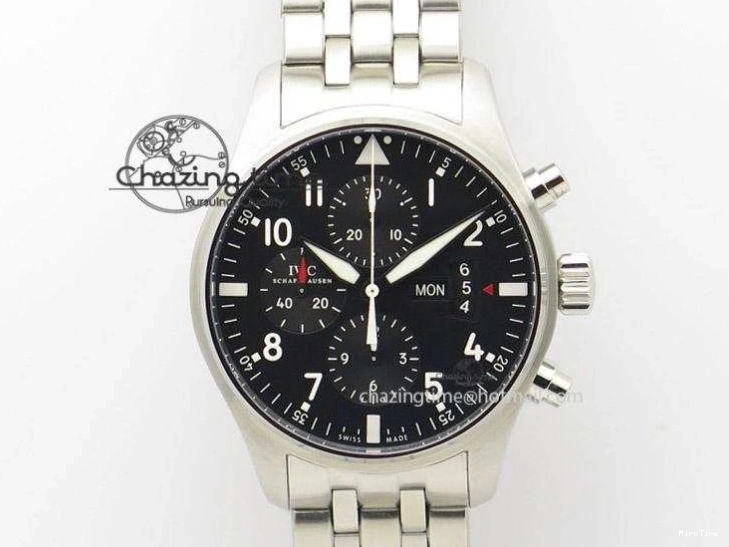 MIROTIME 0417 Big Pilot IW329701 M+F 1:1 Best Edition Black Dial on Brown Leather Strap MY RelaxedFit 7005